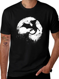 Dragon Silhouette T-Shirt - Black product image 1