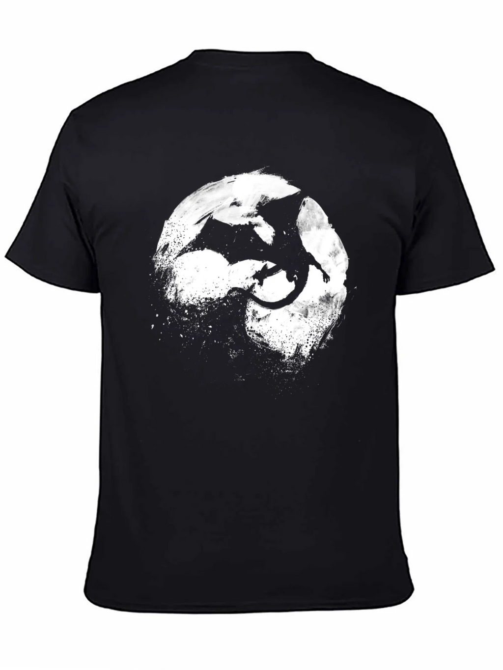 Dragon Silhouette T-Shirt - Black product image 4