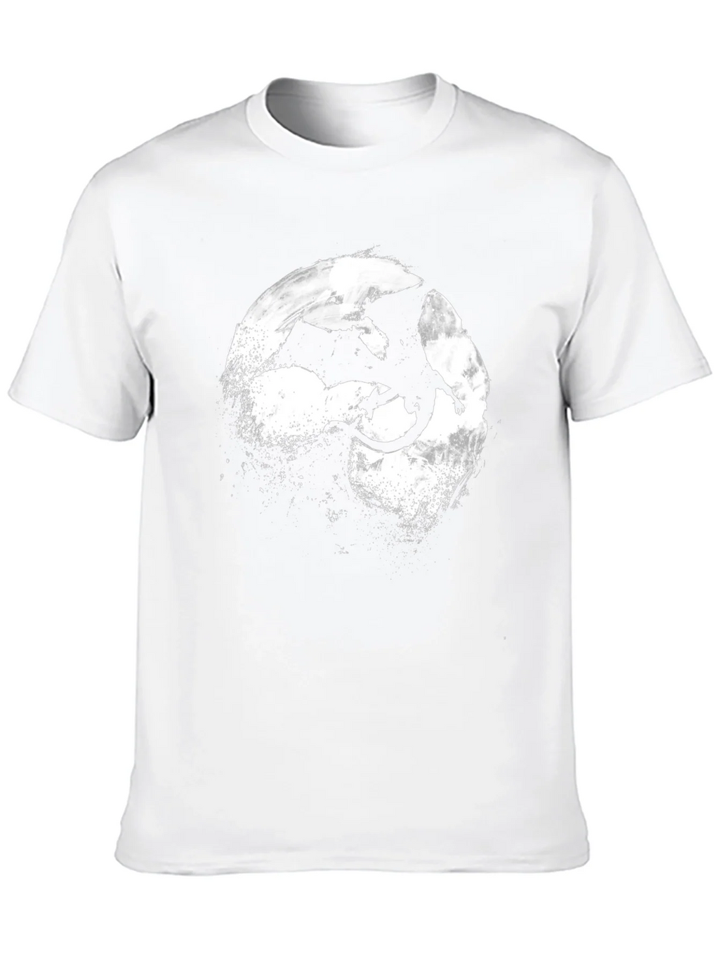 Dragon Silhouette T-Shirt - Black product image 9