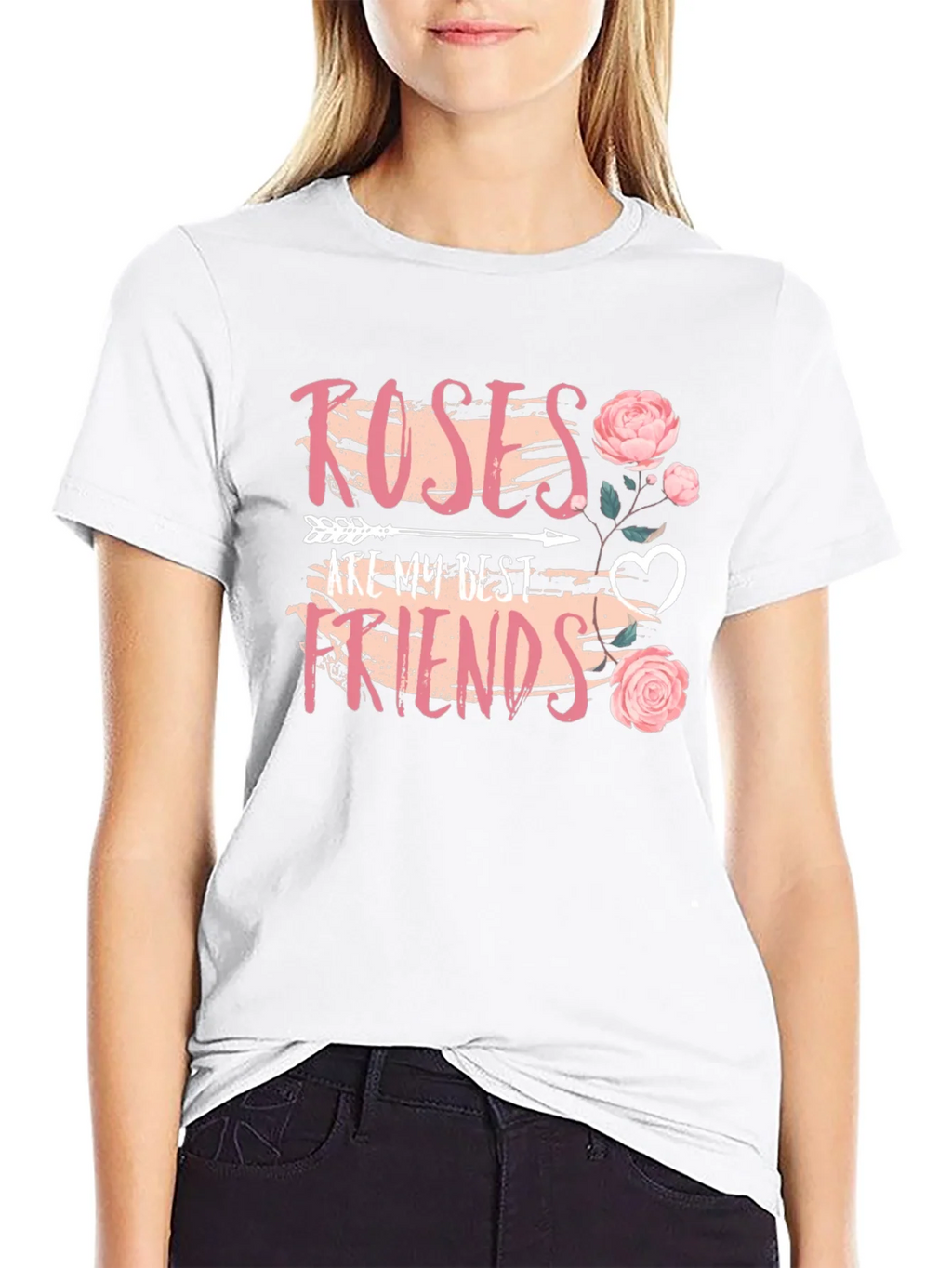Roses Are My Best Friends Graphic Tee product image 3