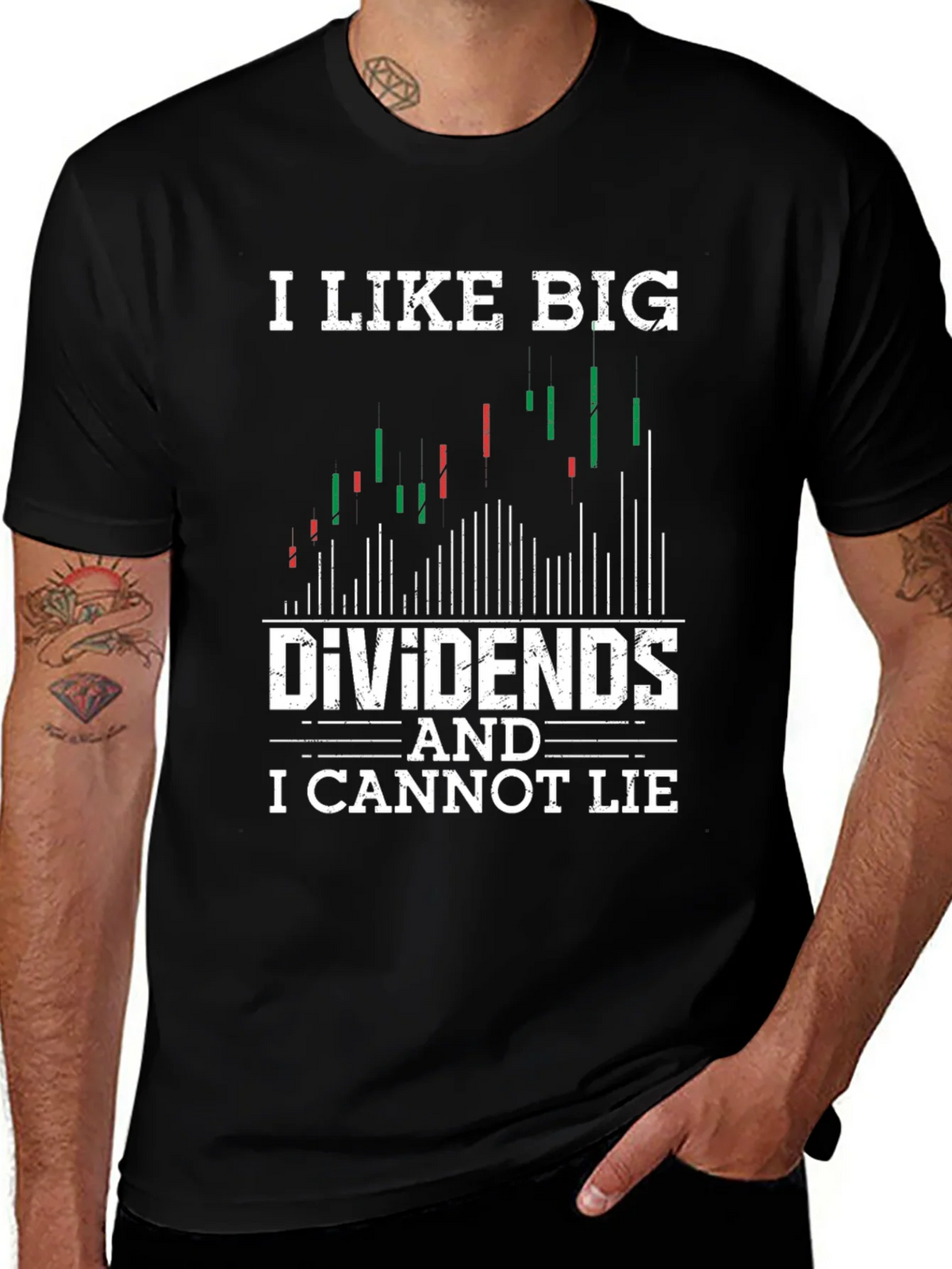 I Like Big Dividends T-Shirt - Stock Market Investor Tee product image 1