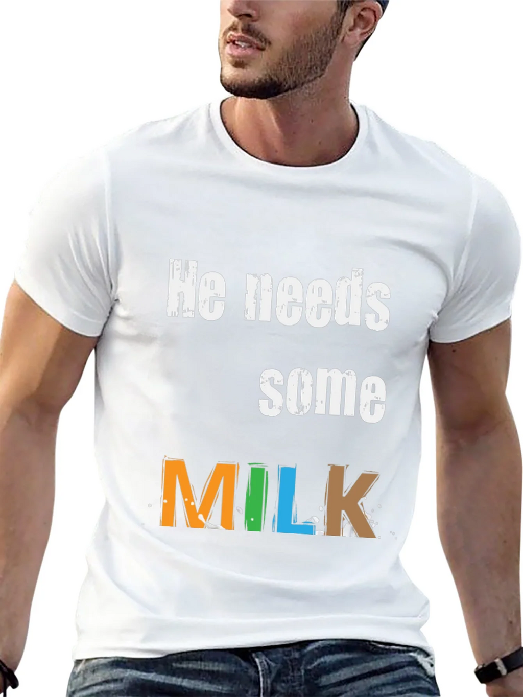 He Needs Some Milk - Graphic Tee product image 12