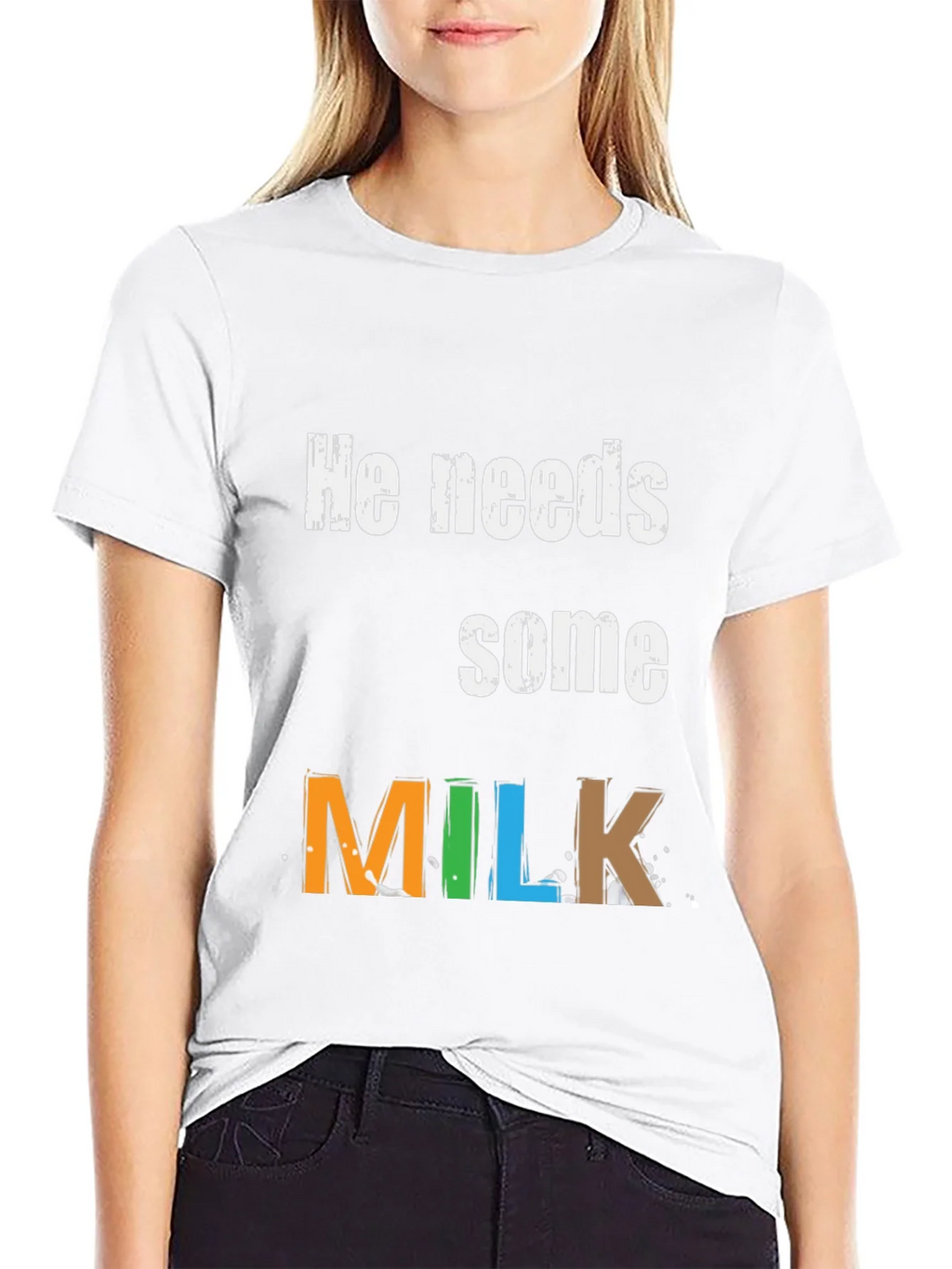 He Needs Some Milk - Graphic Tee product image 8