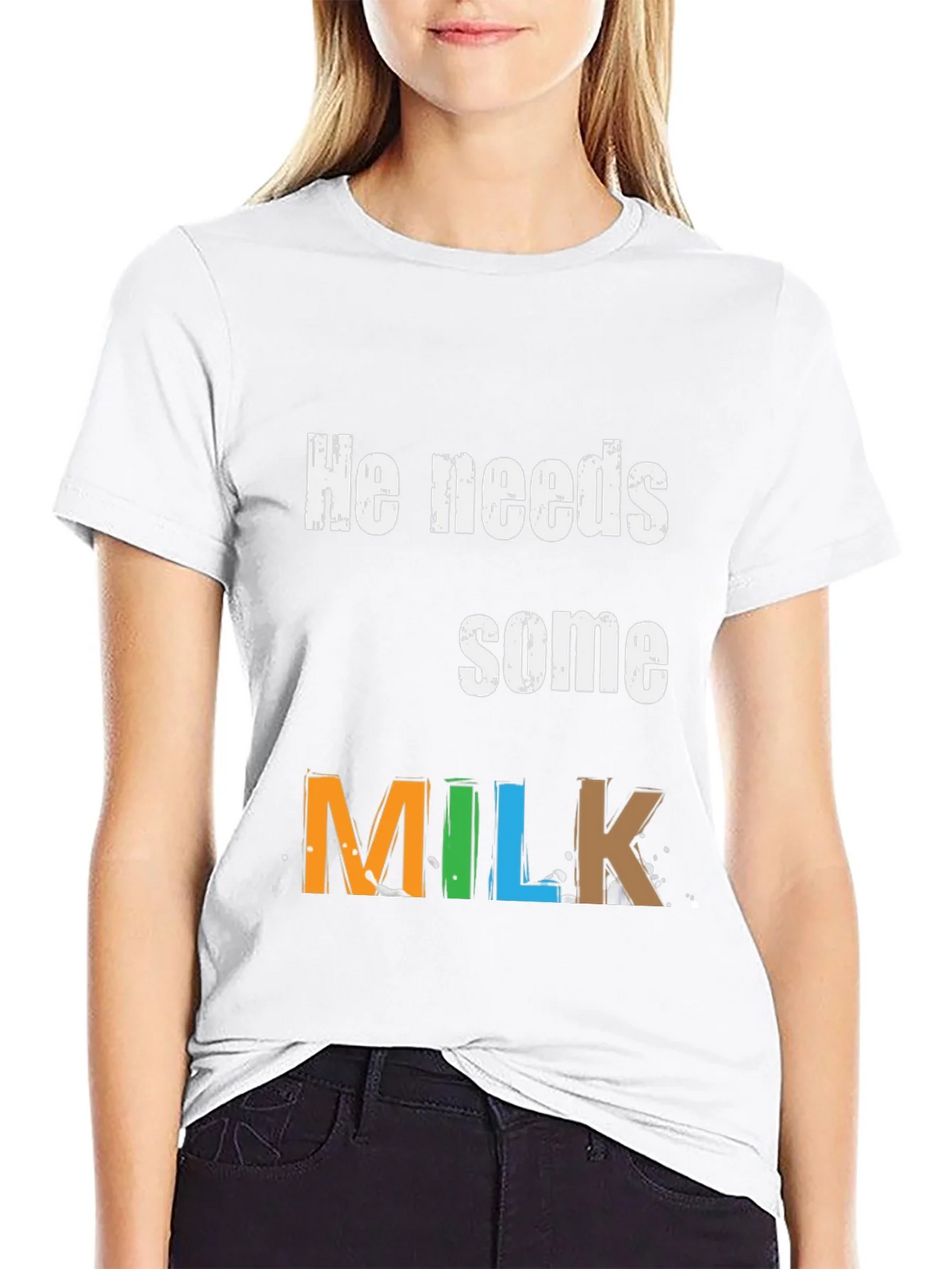 He Needs Some Milk - Graphic Tee product image 8