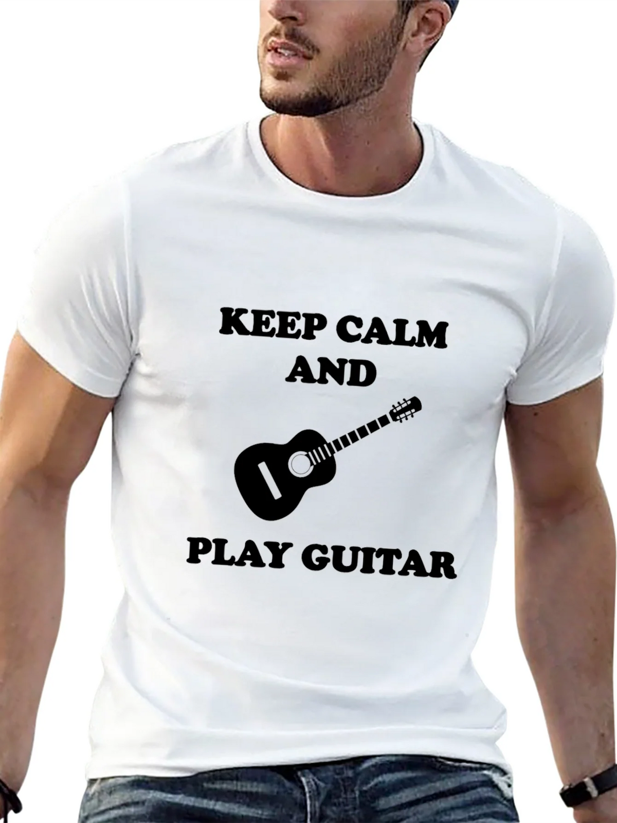 Keep Calm and Play Guitar T-Shirt - Music Lover Tee product image 12