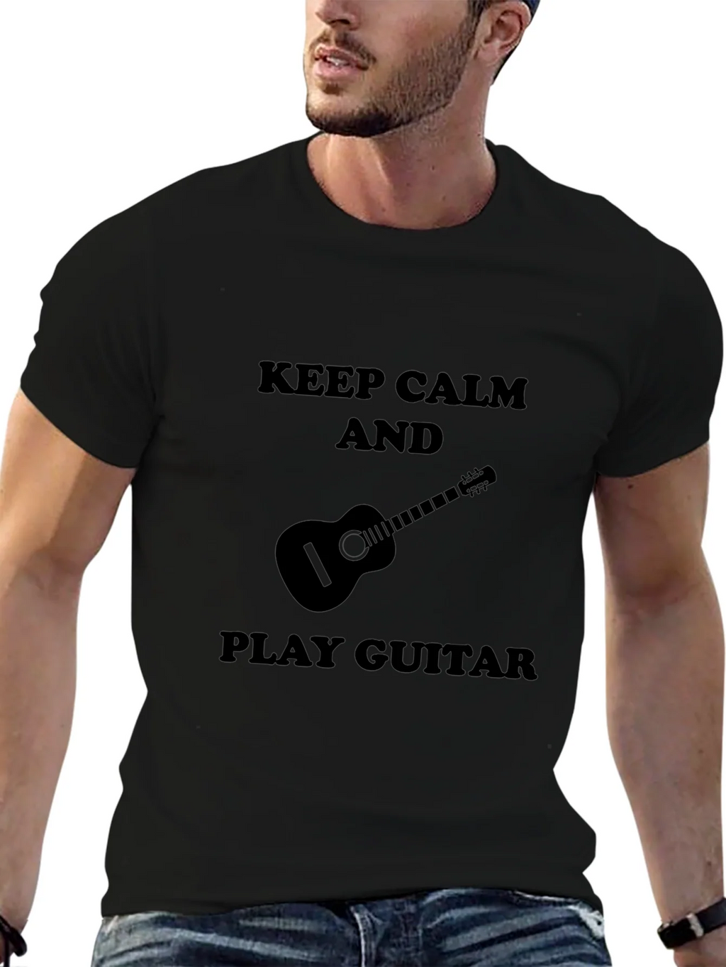 Keep Calm and Play Guitar T-Shirt - Music Lover Tee product image 6