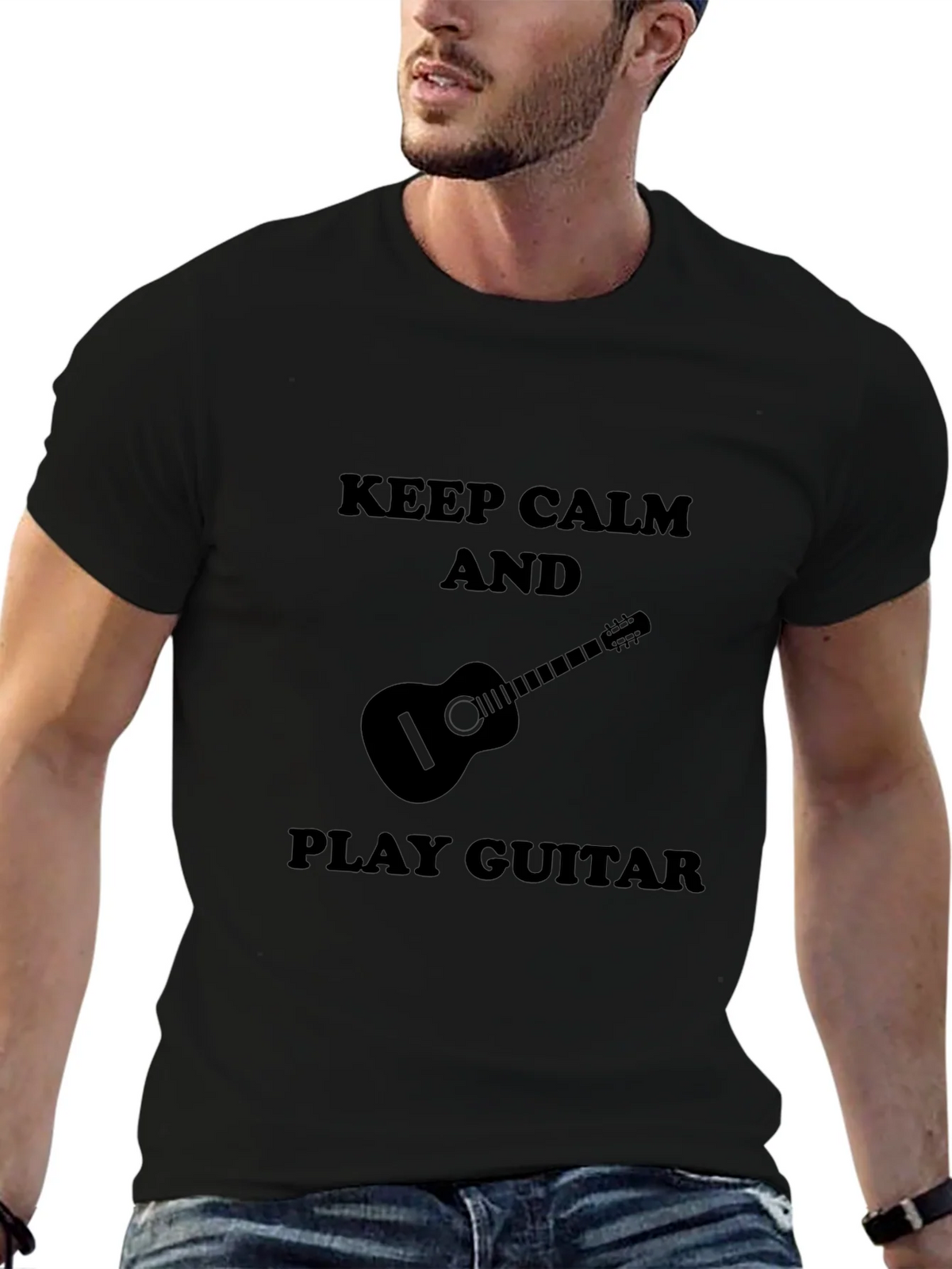 Keep Calm and Play Guitar T-Shirt - Music Lover Tee product image 6