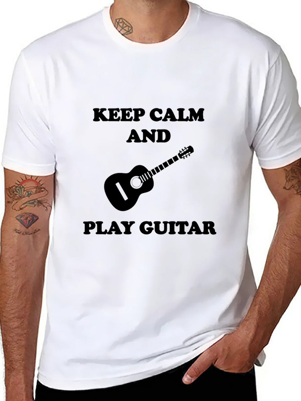 Keep Calm and Play Guitar T-Shirt - Music Lover Tee product image 7
