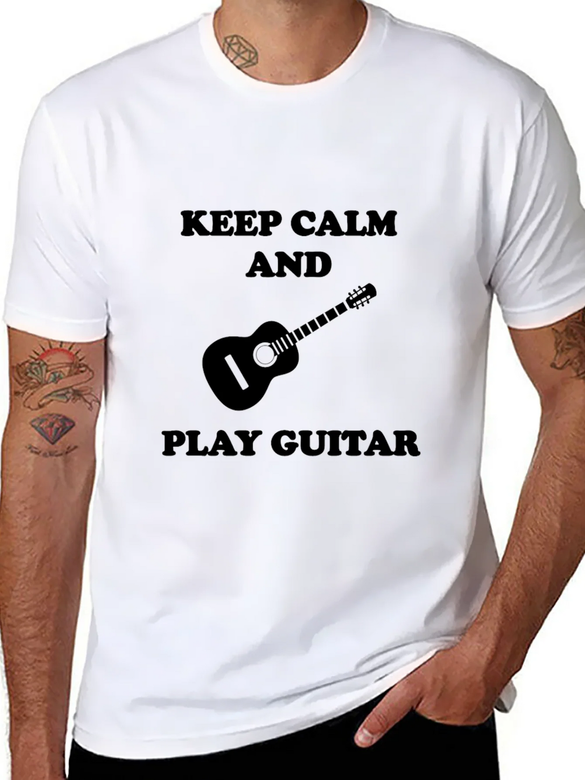 Keep Calm and Play Guitar T-Shirt - Music Lover Tee product image 7