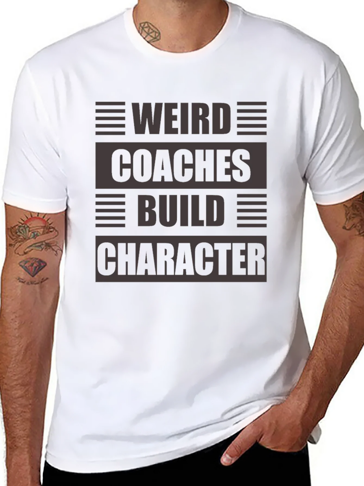 Weird Coaches Build Character T-Shirt product image 6