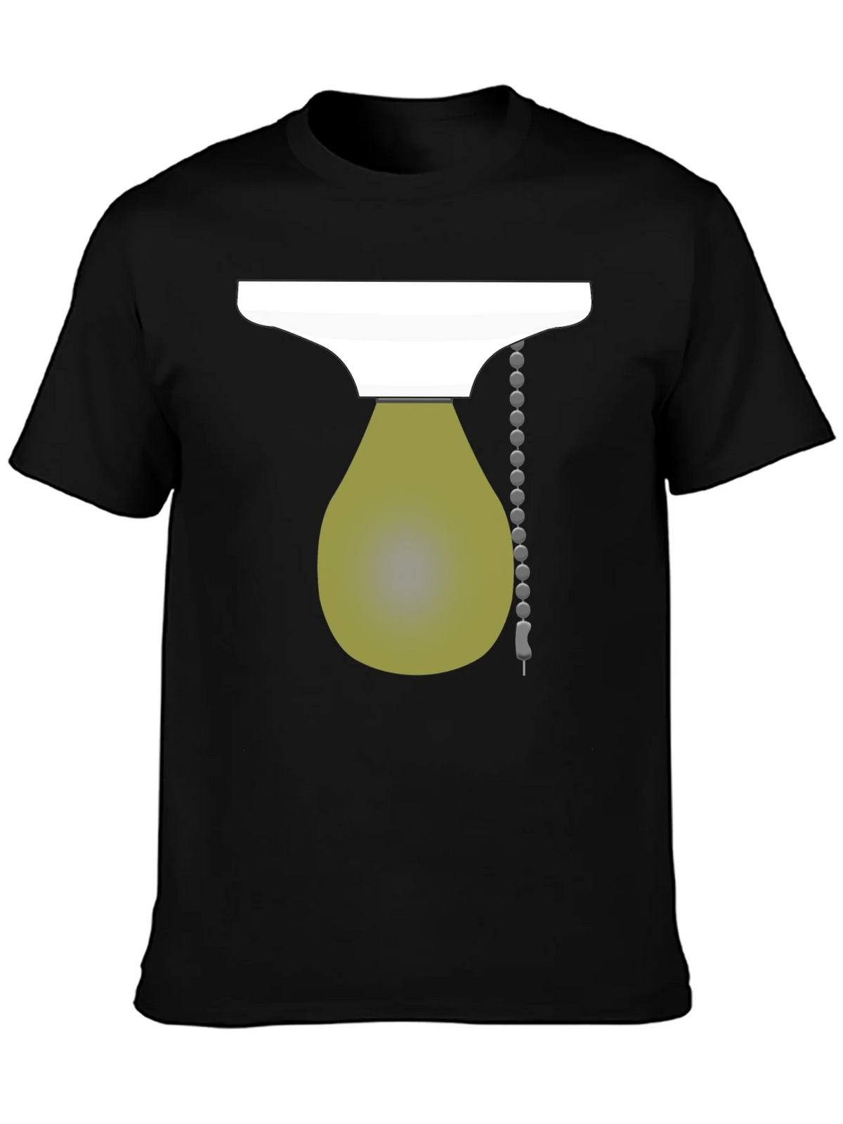 Novelty Light Bulb Graphic Tee - Black product image 3