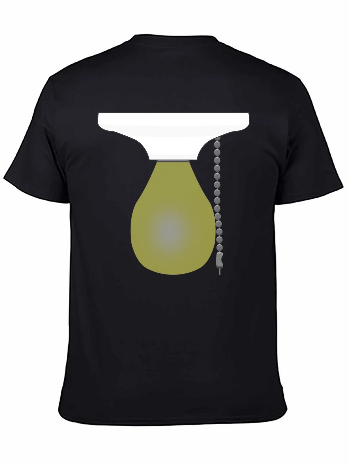 Novelty Light Bulb Graphic Tee - Black product image 4