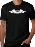 Retro Cassette Wings T-Shirt - Vintage Style product image 1