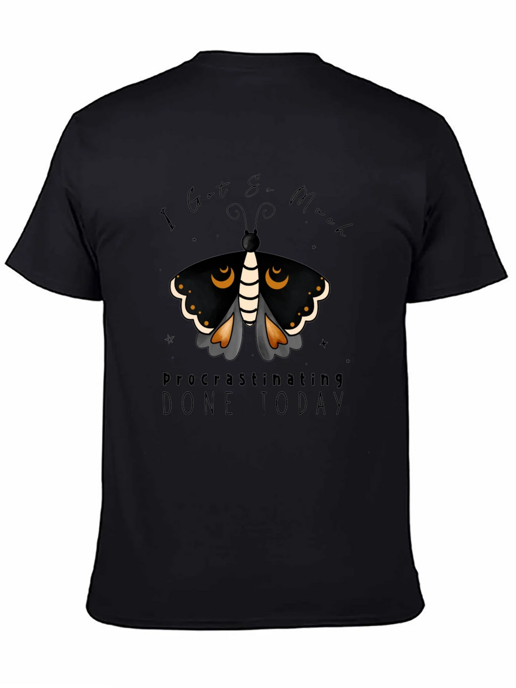 Procrastinating Moth Graphic Tee product image 4