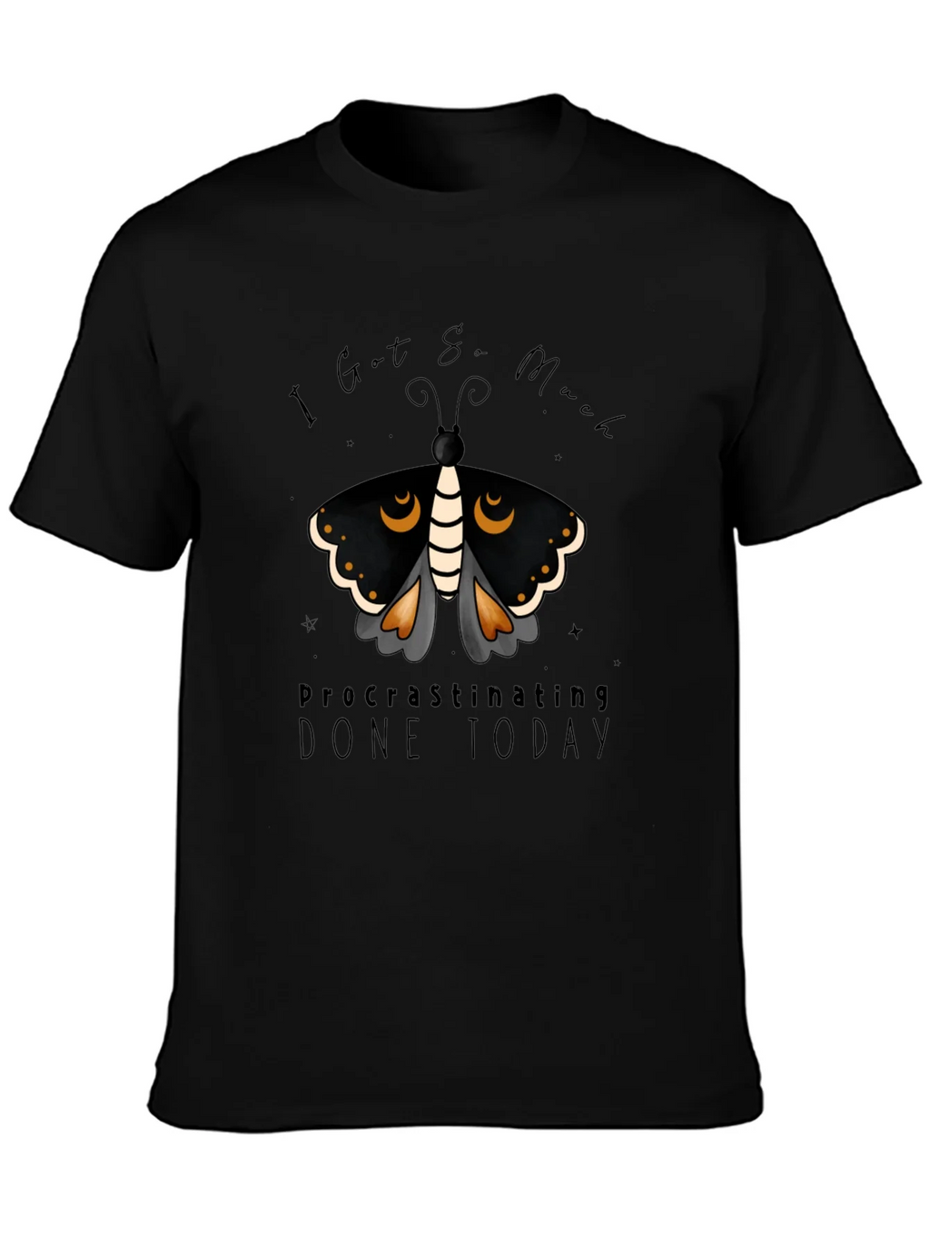 Procrastinating Moth Graphic Tee product image 3