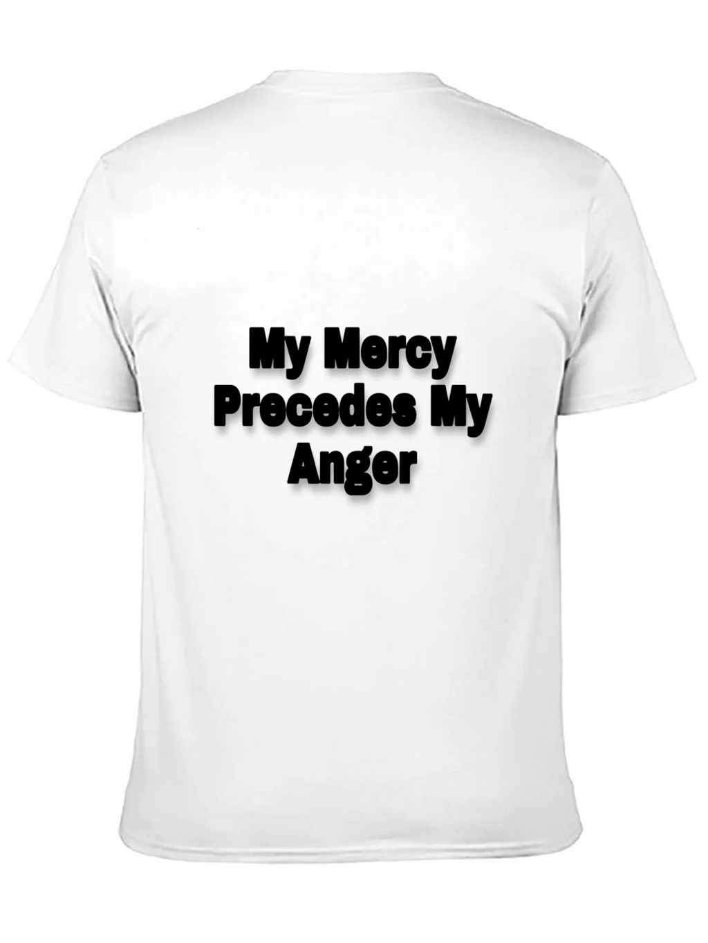 My Mercy Precedes My Anger Black T-Shirt product image 4