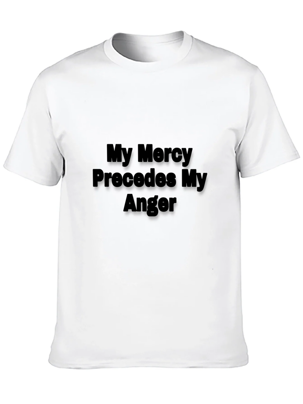 My Mercy Precedes My Anger Black T-Shirt product image 3