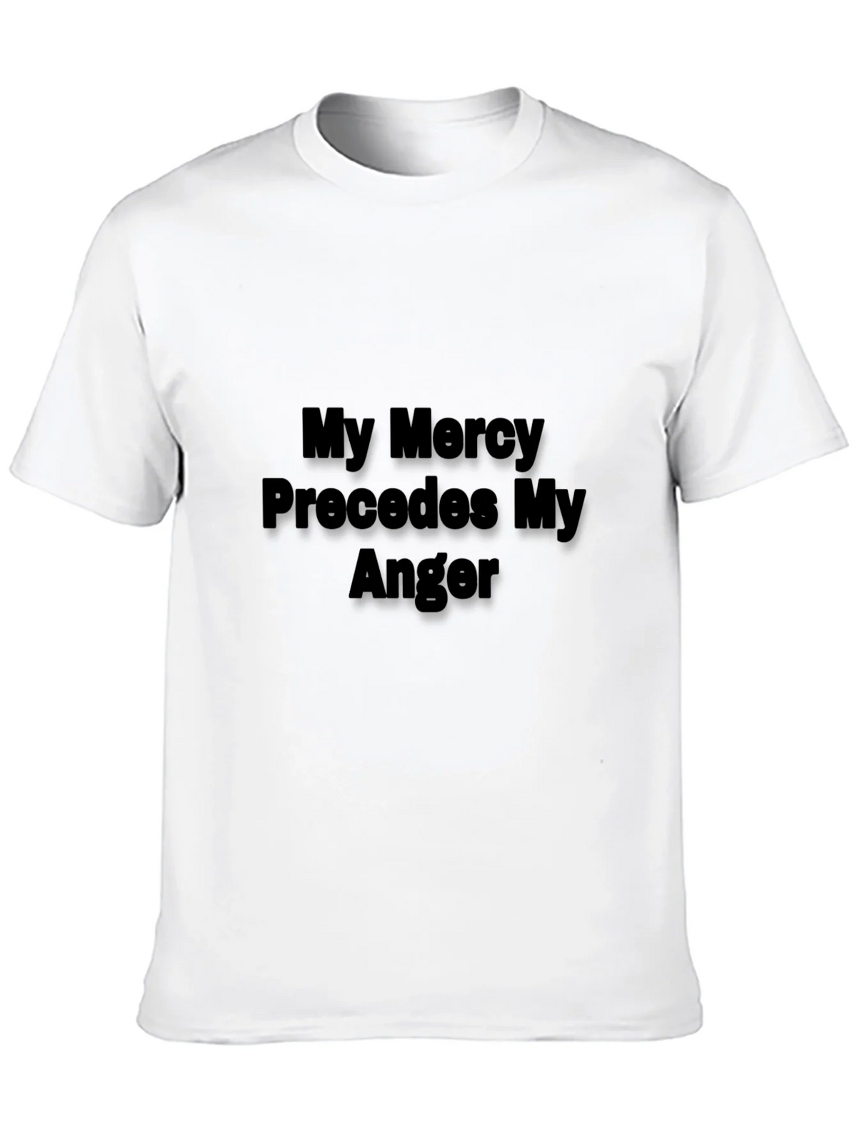 My Mercy Precedes My Anger Black T-Shirt product image 3
