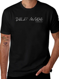 Self Made Graphic Tee - Vinylbear.com Black T-Shirt product image 1