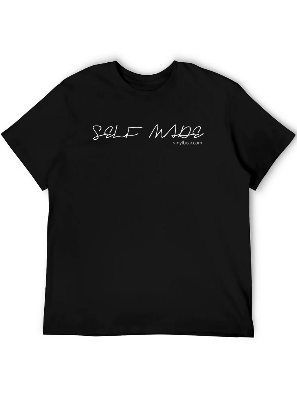 Self Made Graphic Tee - Vinylbear.com Black T-Shirt product image 5