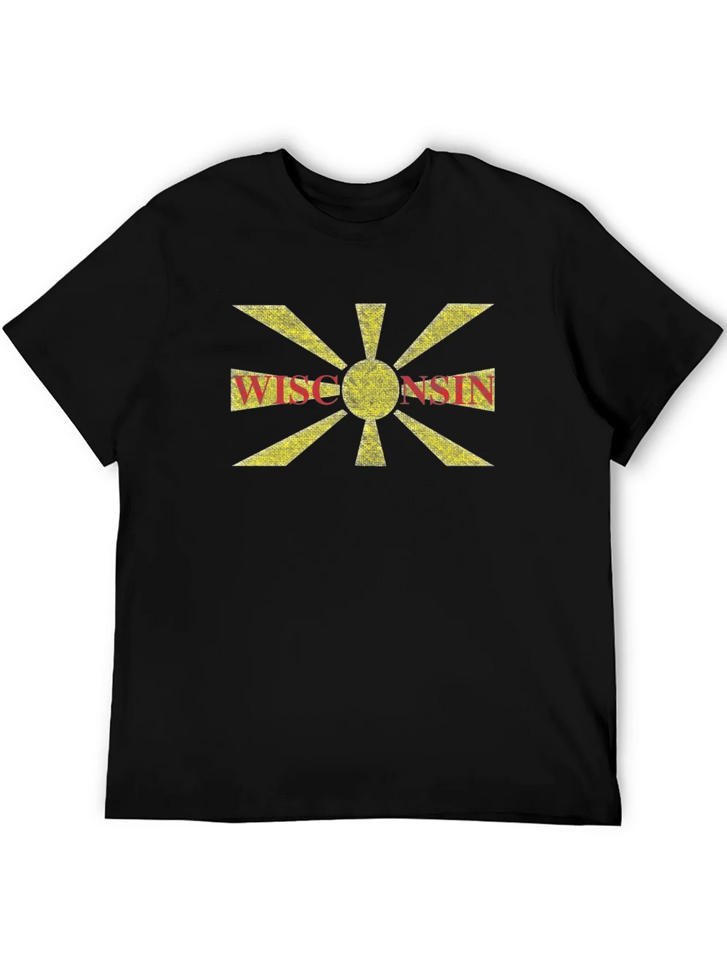 Wisconsin Graphic Tee - Distressed Sunburst Design product image 5