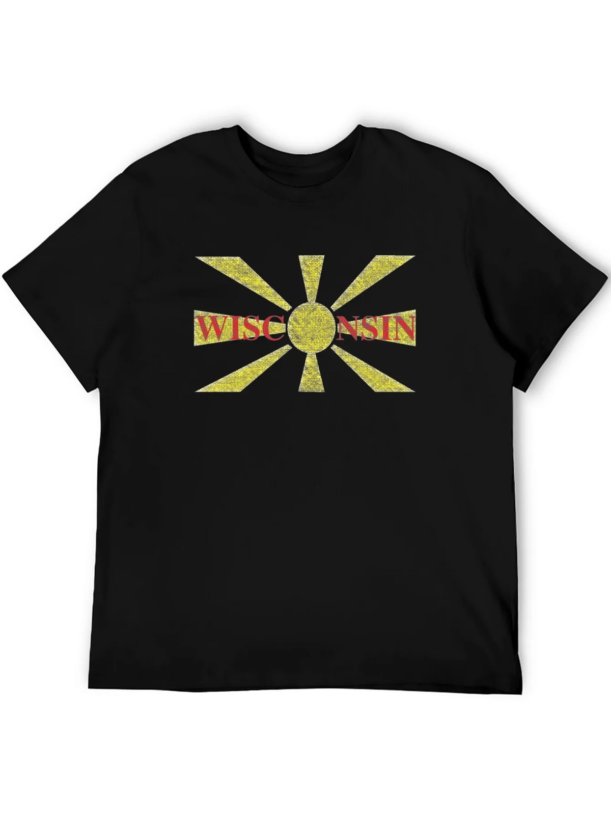 Wisconsin Graphic Tee - Distressed Sunburst Design product image 5