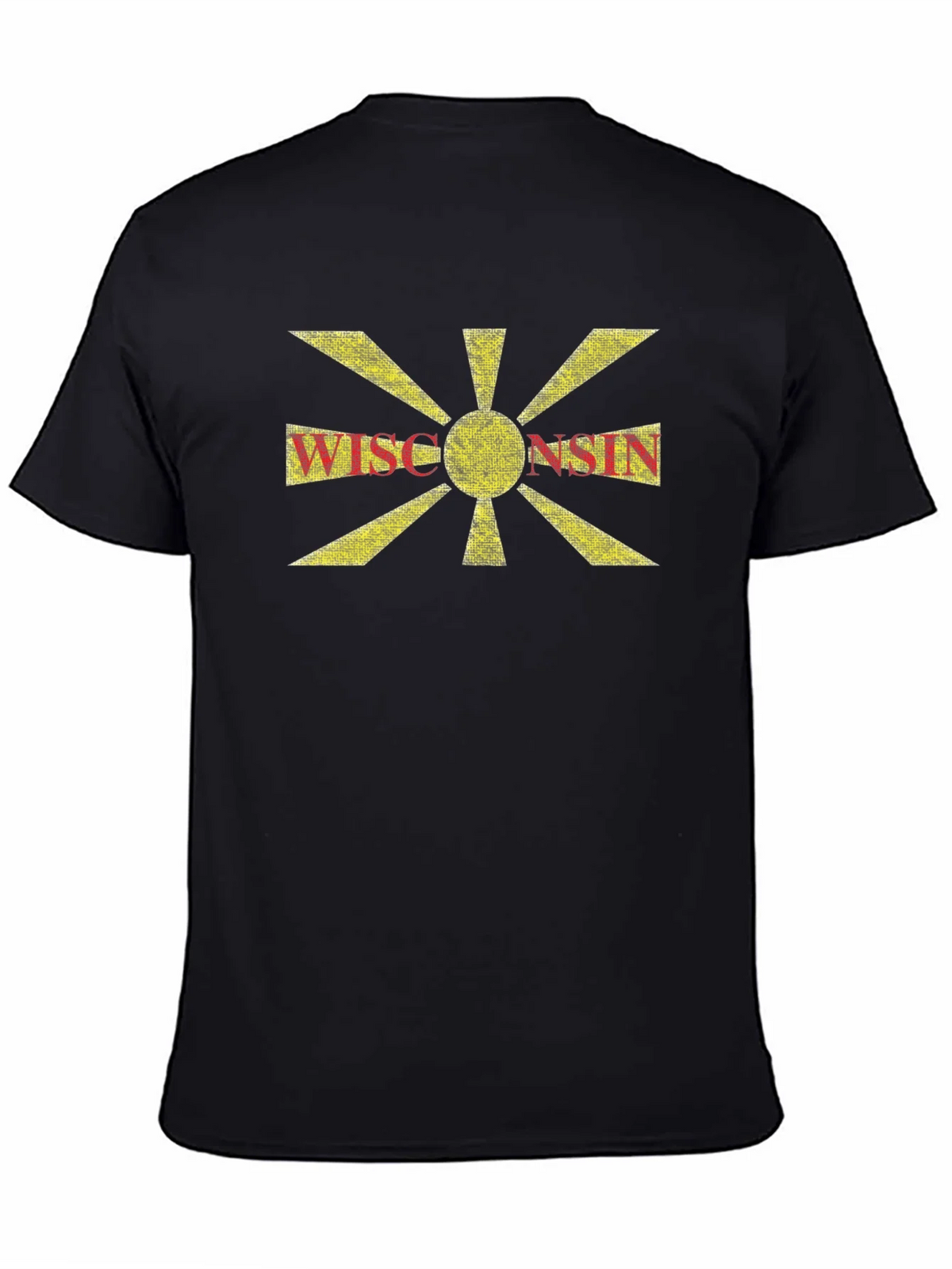 Wisconsin Graphic Tee - Distressed Sunburst Design product image 4