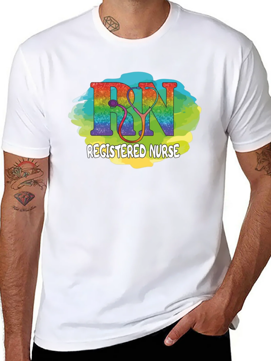 Registered Nurse RN Pride T-Shirt product image 7