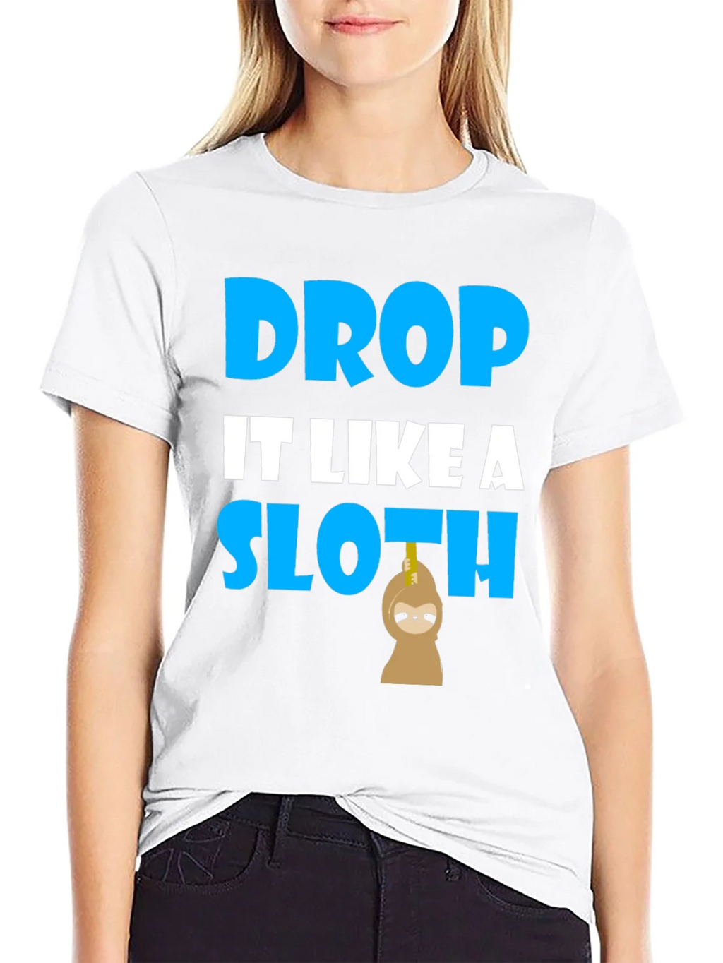 Drop It Like A Sloth T-Shirt - Funny Novelty Tee product image 8