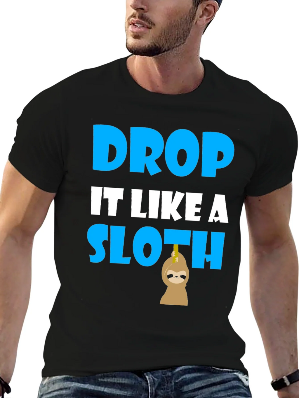 Drop It Like A Sloth T-Shirt - Funny Novelty Tee product image 6