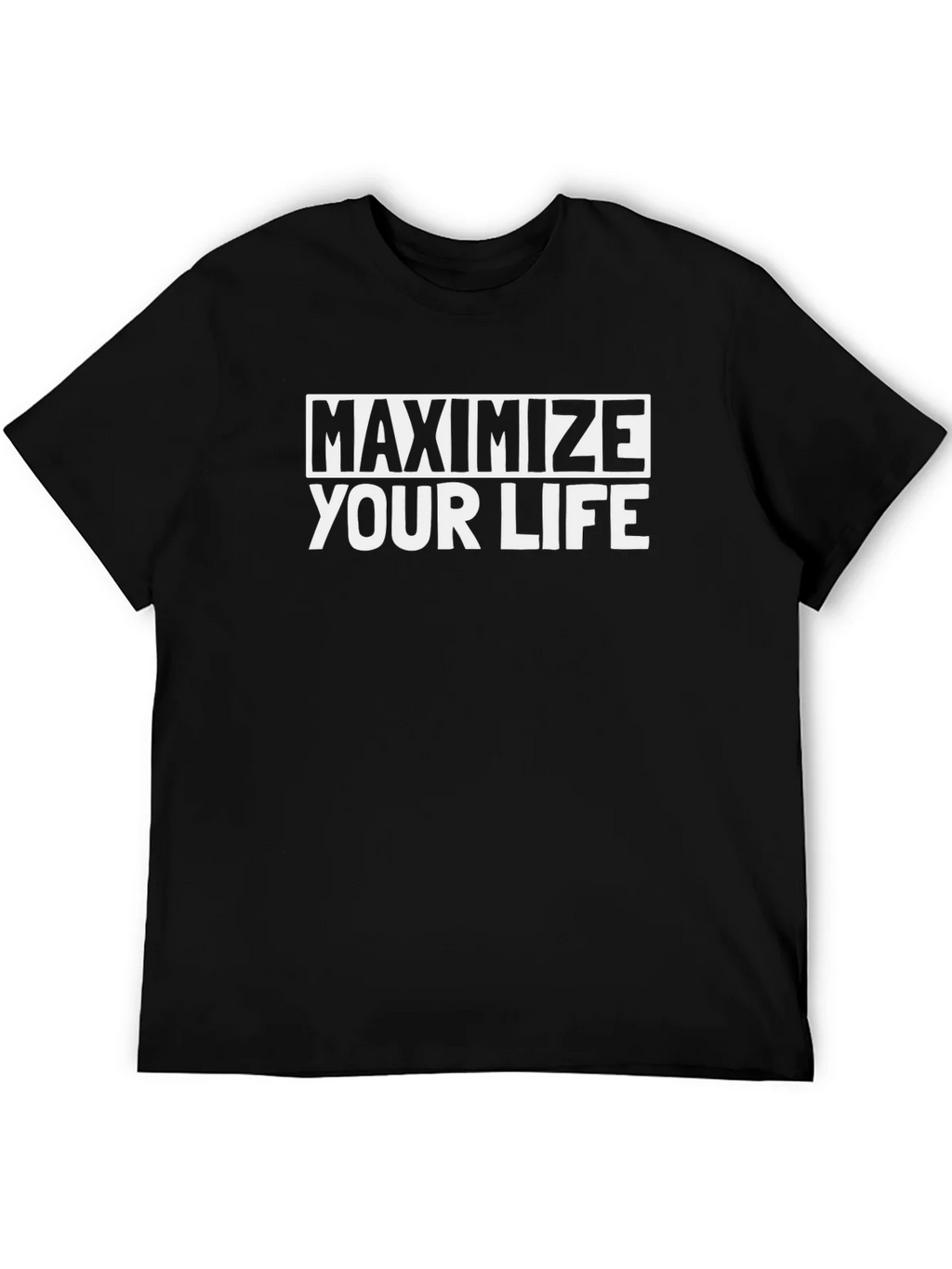 Maximize Your Life Graphic Tee - Black T-Shirt product image 5