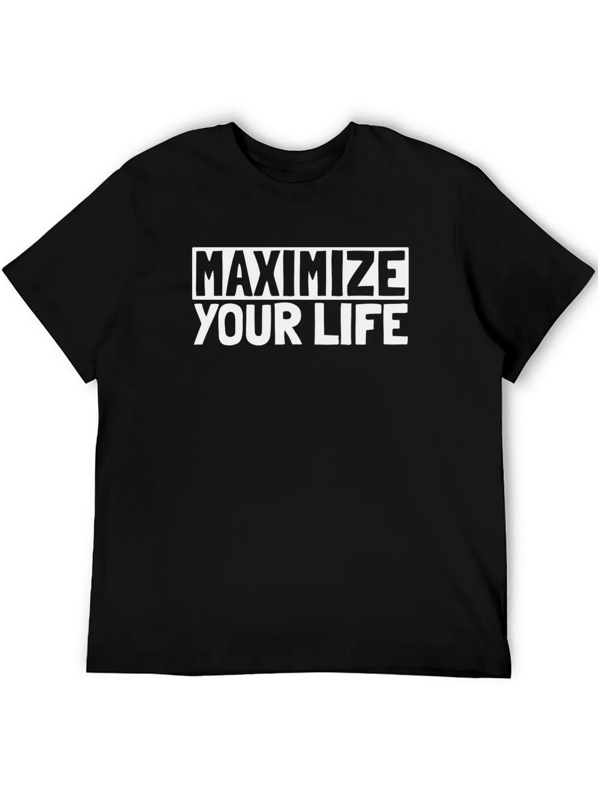 Maximize Your Life Graphic Tee - Black T-Shirt product image 5
