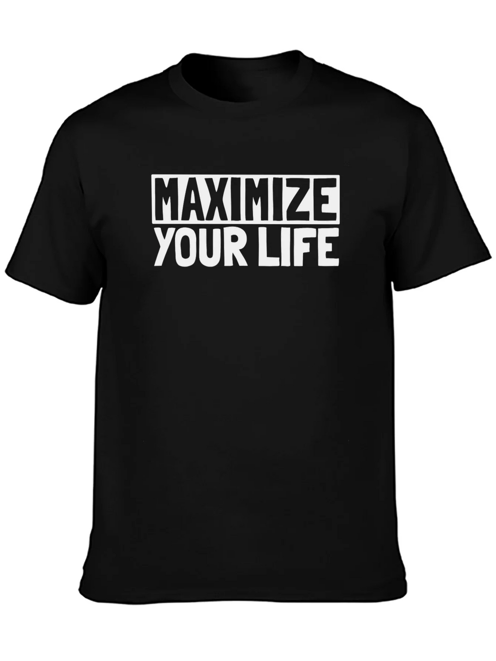 Maximize Your Life Graphic Tee - Black T-Shirt product image 3