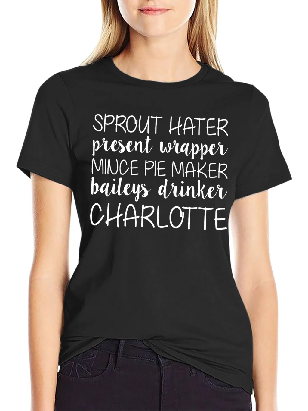 Funny Christmas T-Shirt - Sprout Hater Charlotte product image 2