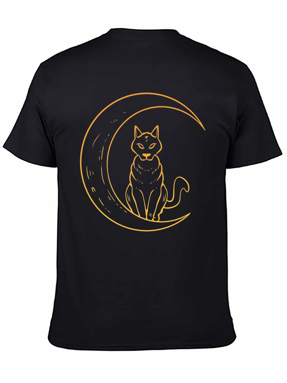 Cat Moon Graphic T-Shirt - Soft Cotton Tee product image 3