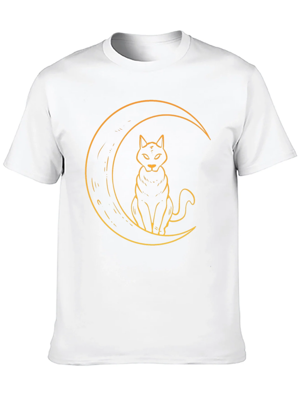 Cat Moon Graphic T-Shirt - Soft Cotton Tee product image 8
