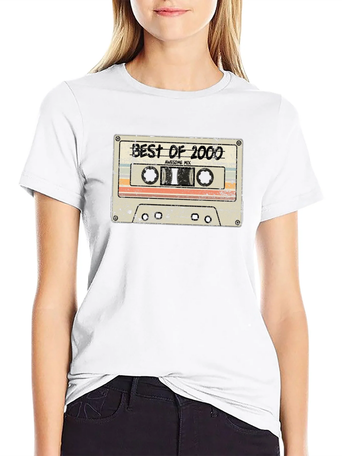 Best of 2000 Cassette Tape Graphic T-Shirt product image 8