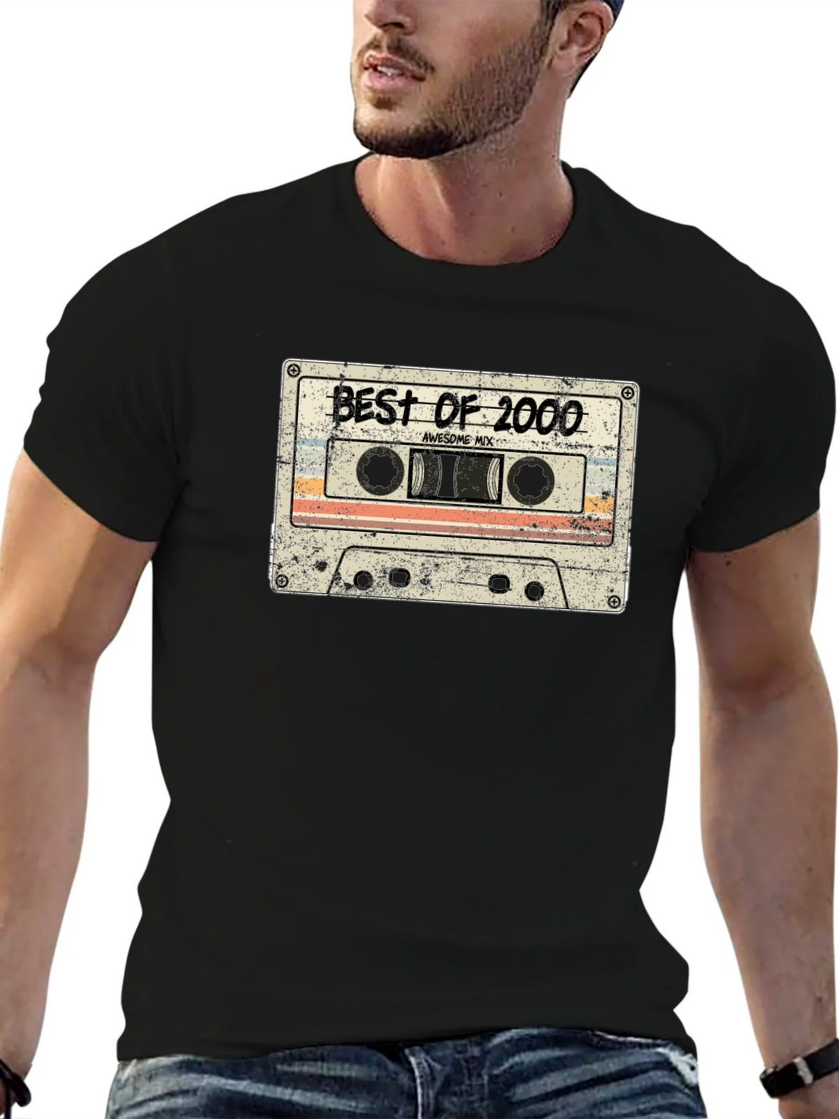 Best of 2000 Cassette Tape Graphic T-Shirt product image 6