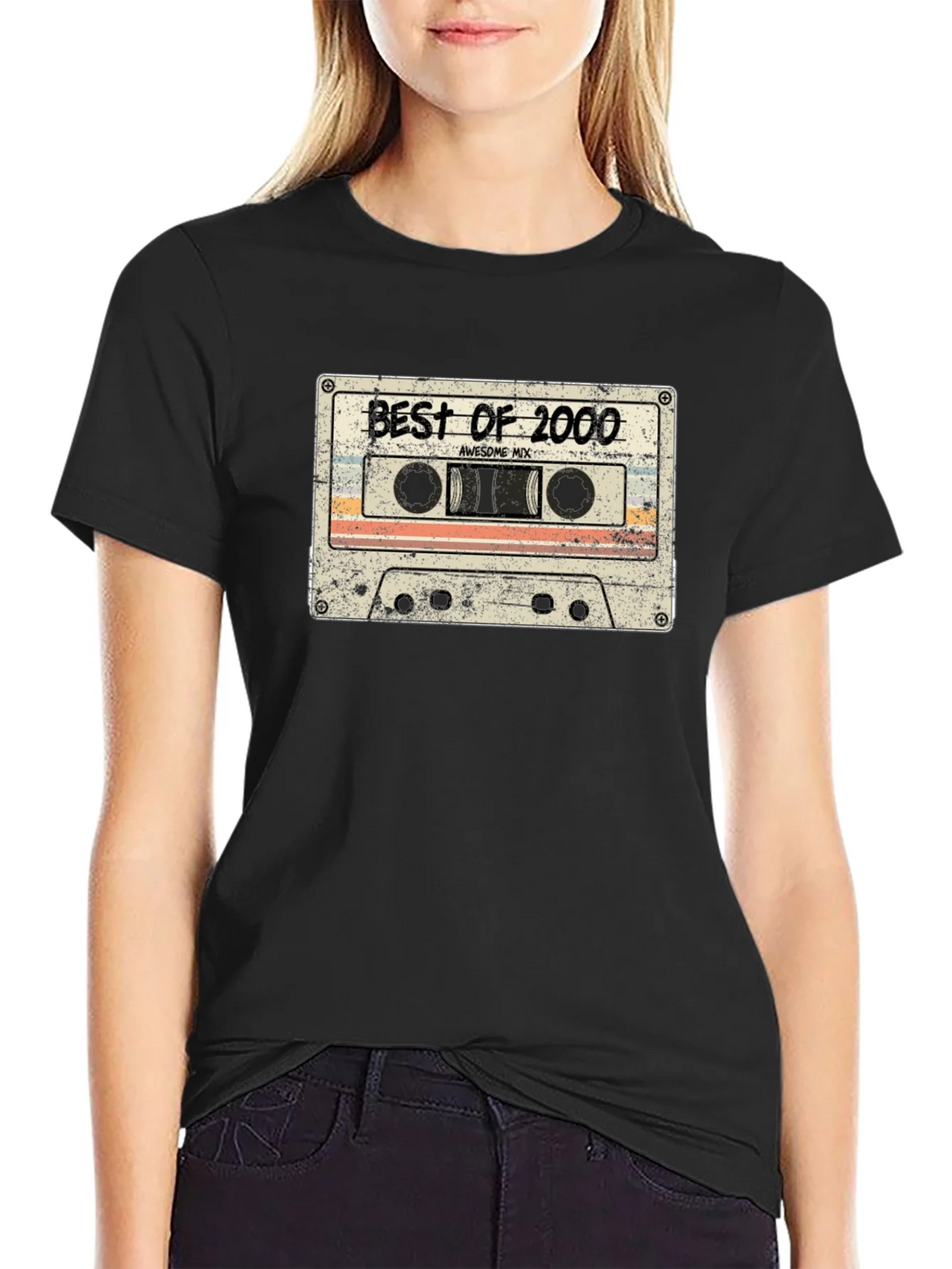 Best of 2000 Cassette Tape Graphic T-Shirt product image 2