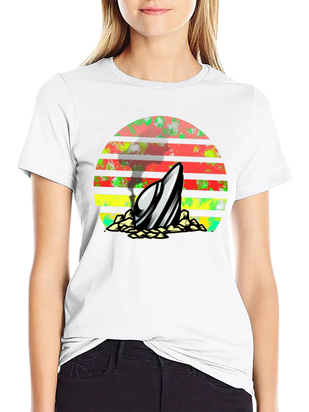 Retro Surfboard T-Shirt product image 7