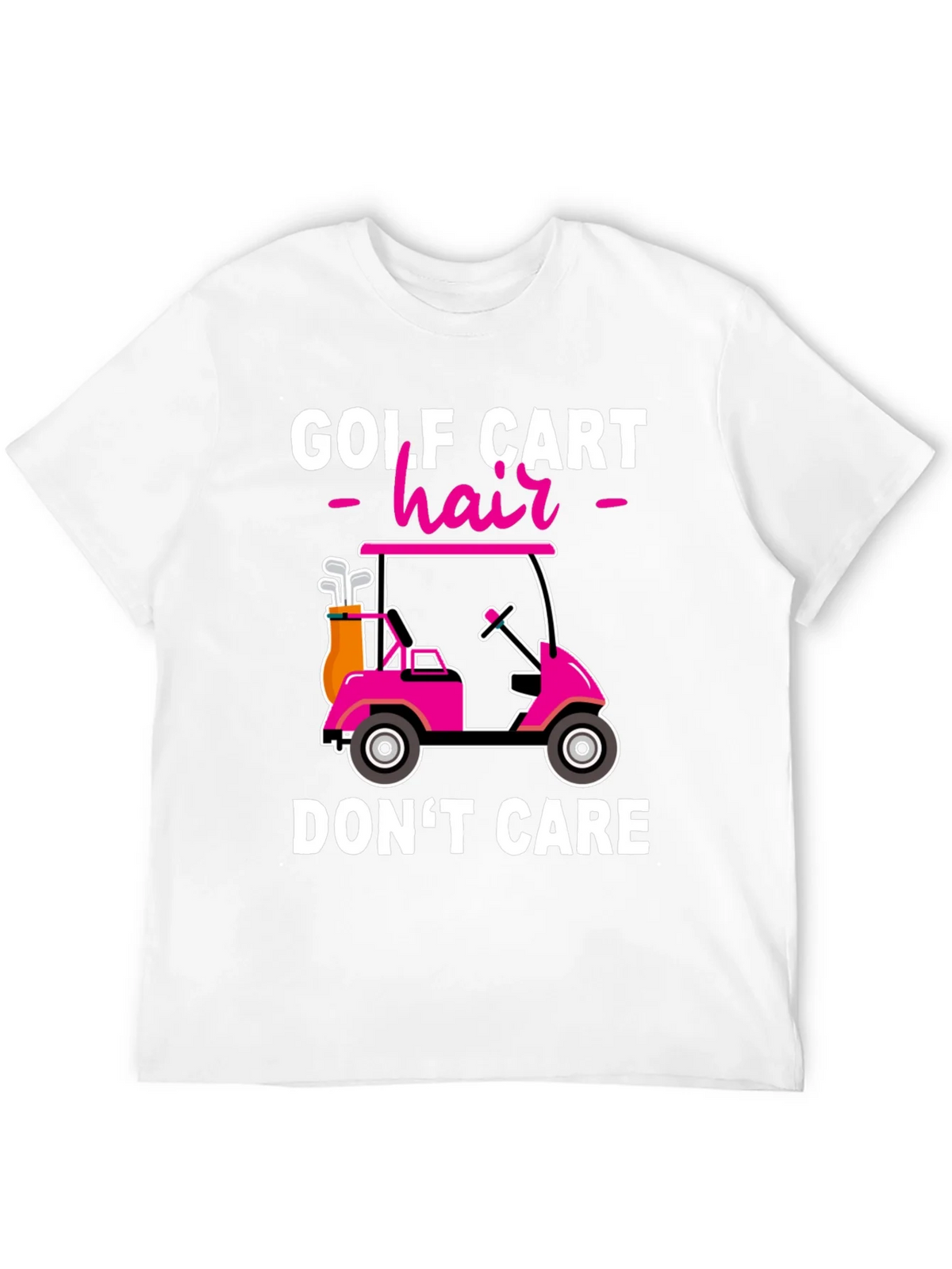 Golf Cart Hair Dont Care T-Shirt product image 5