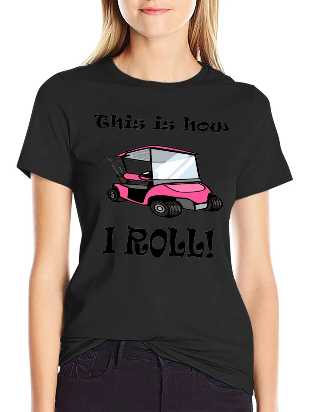 This Is How I Roll! Golf Cart T-Shirt product image 2