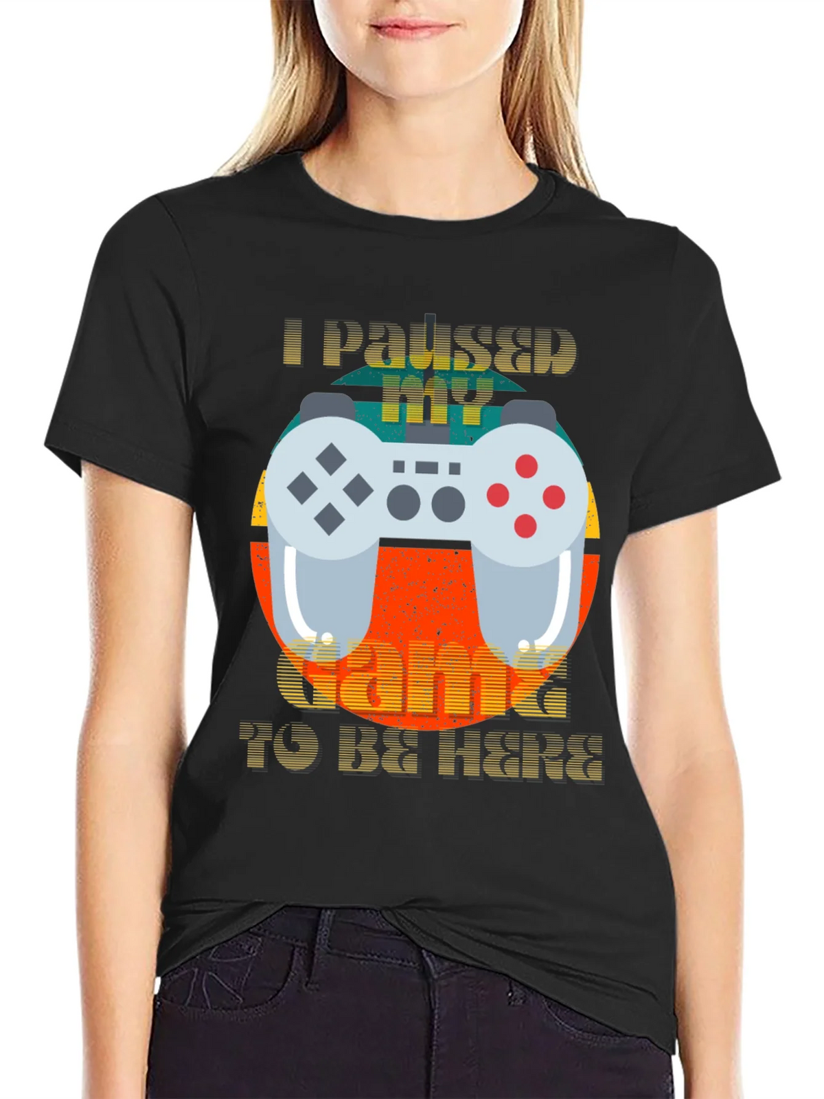 Funny Gamer T-Shirt - I Paused My Game product image 2