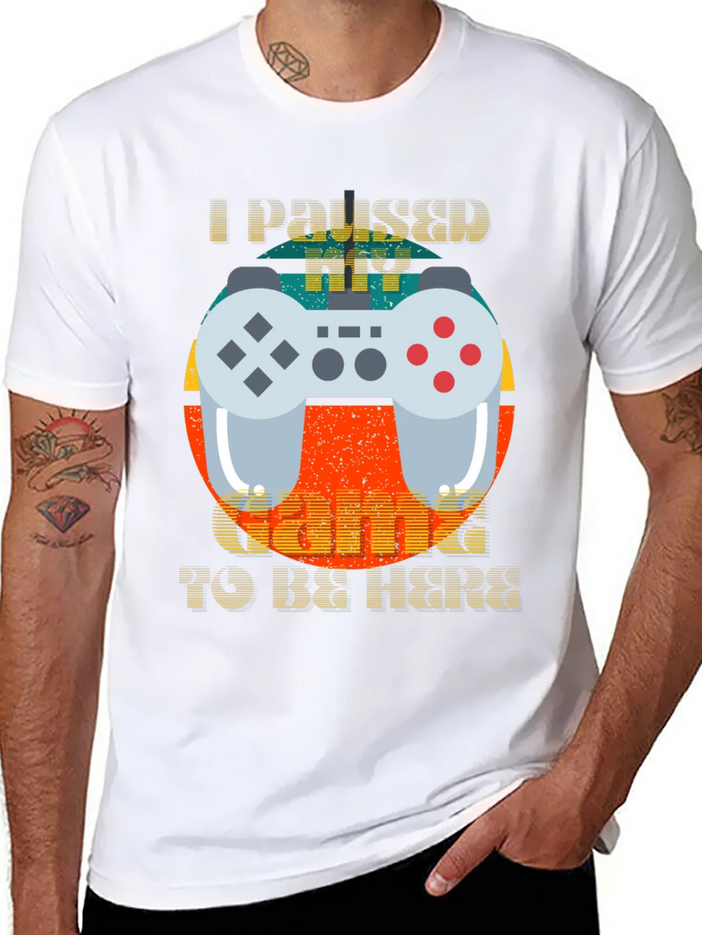 Funny Gamer T-Shirt - I Paused My Game product image 7