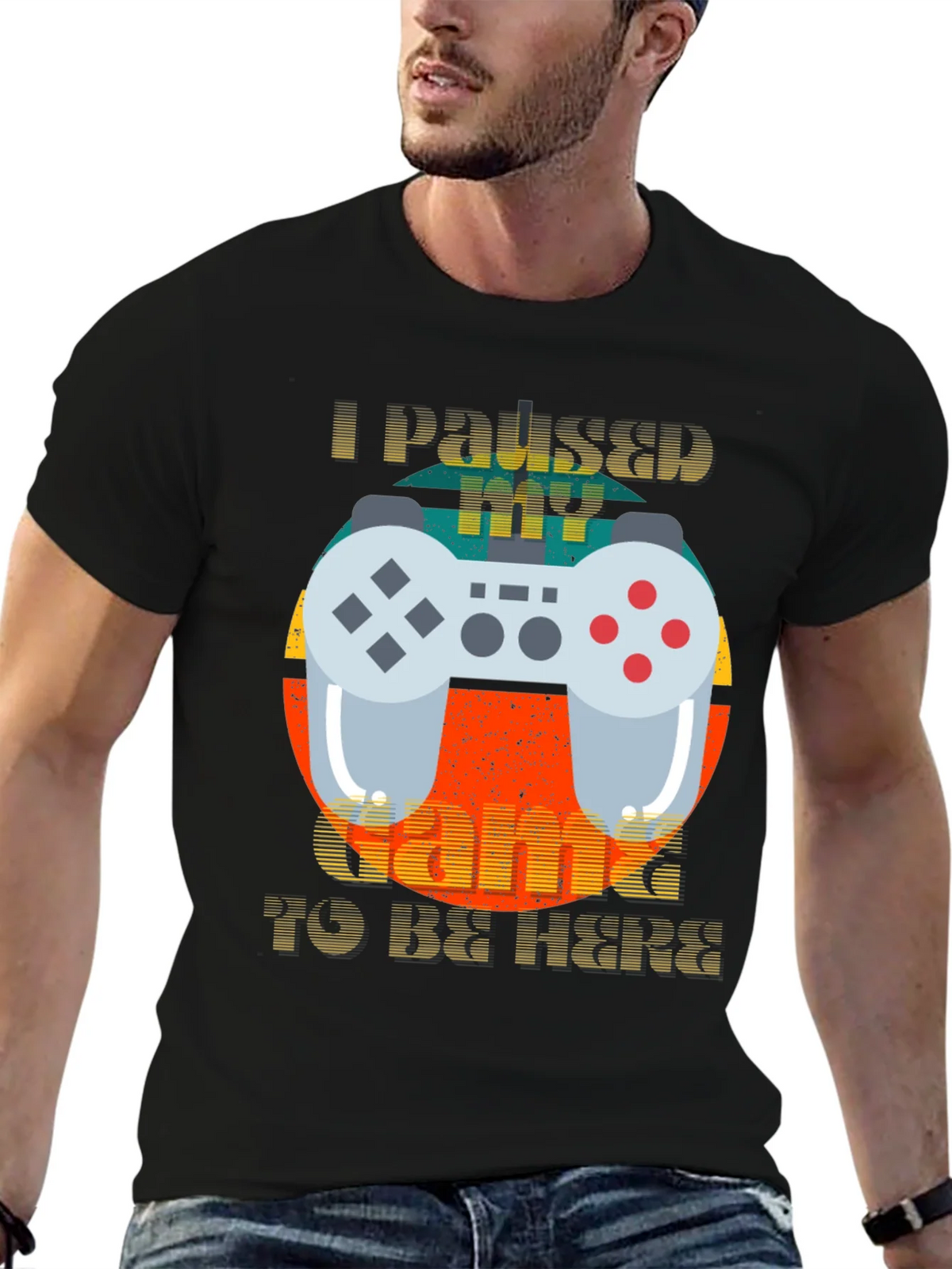 Funny Gamer T-Shirt - I Paused My Game product image 6