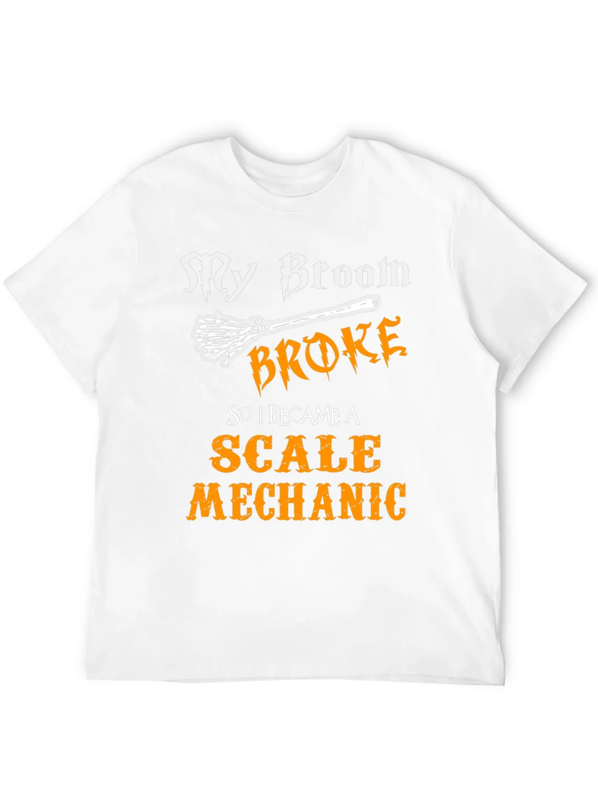 Scale Mechanic Graphic T-Shirt - Broomstick Humor product image 5