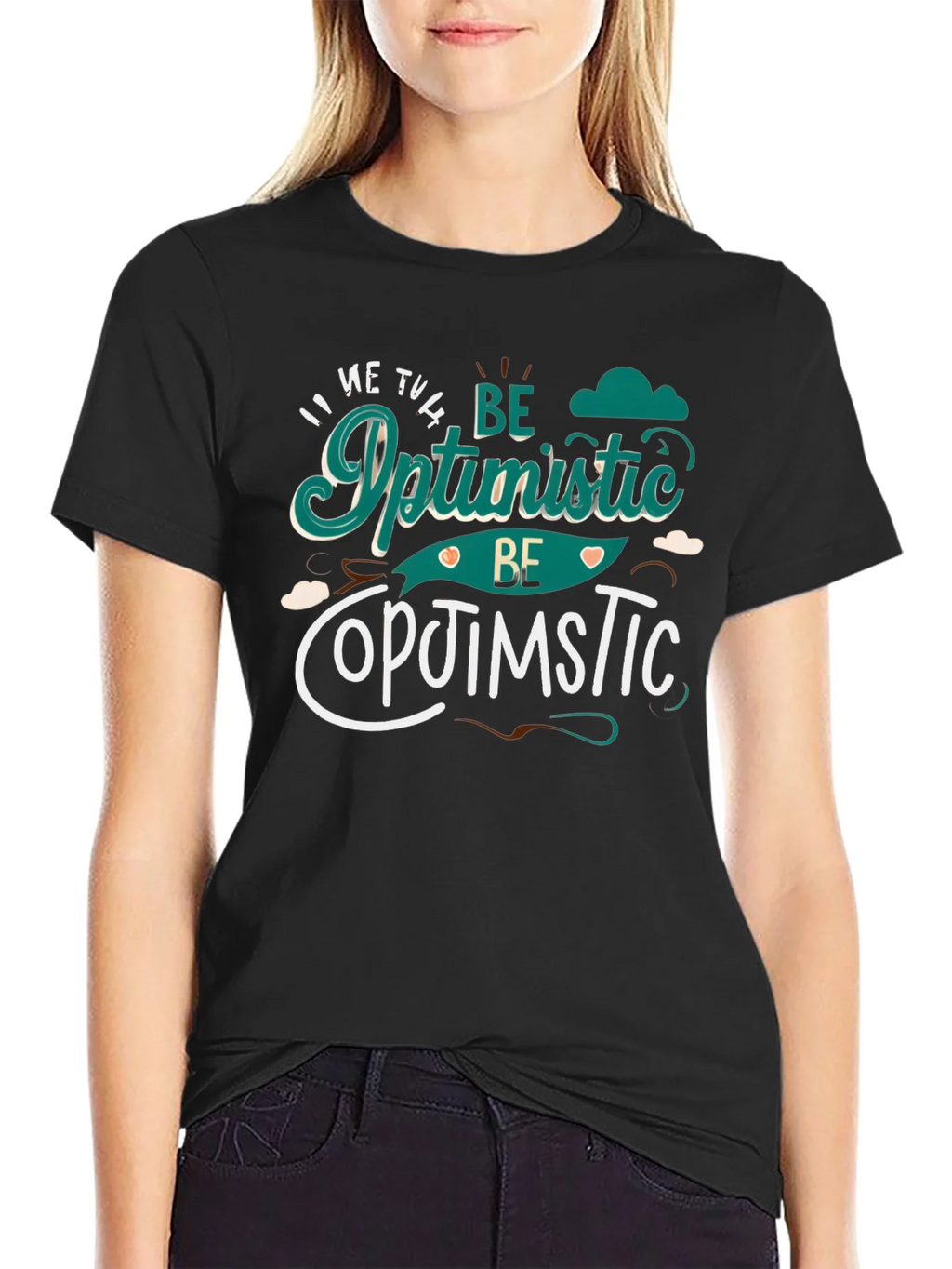 Be Optimistic Graphic Tee - Positive Vibes Shirt product image 2