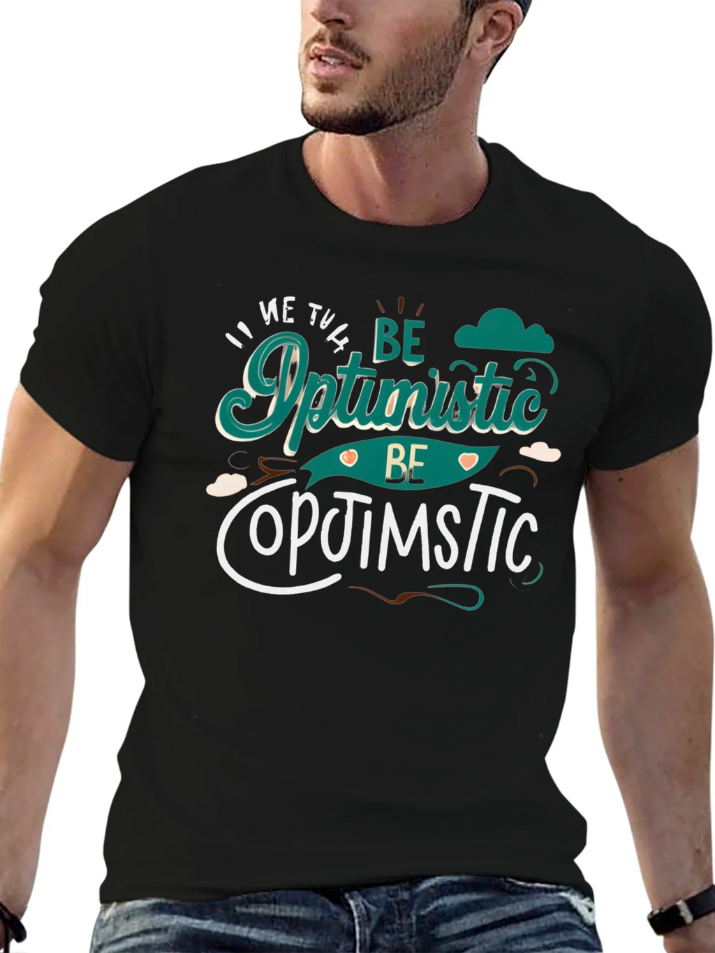Be Optimistic Graphic Tee - Positive Vibes Shirt product image 6