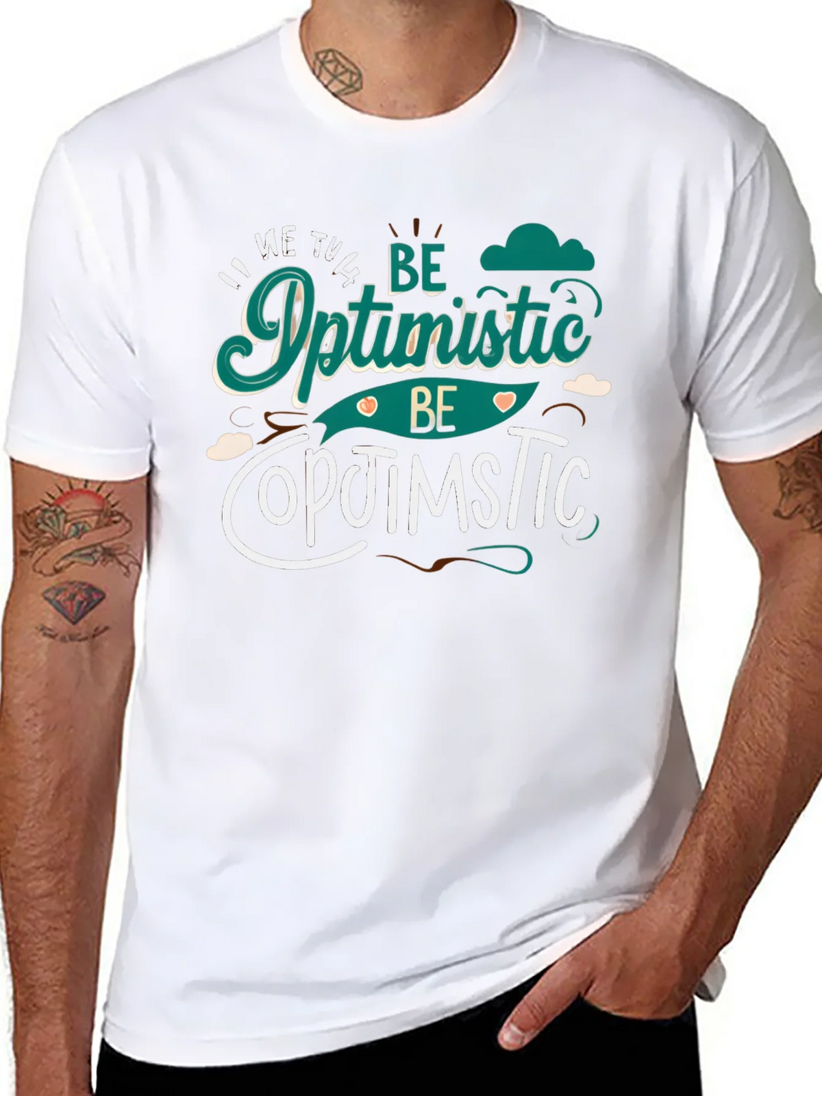 Be Optimistic Graphic Tee - Positive Vibes Shirt product image 7