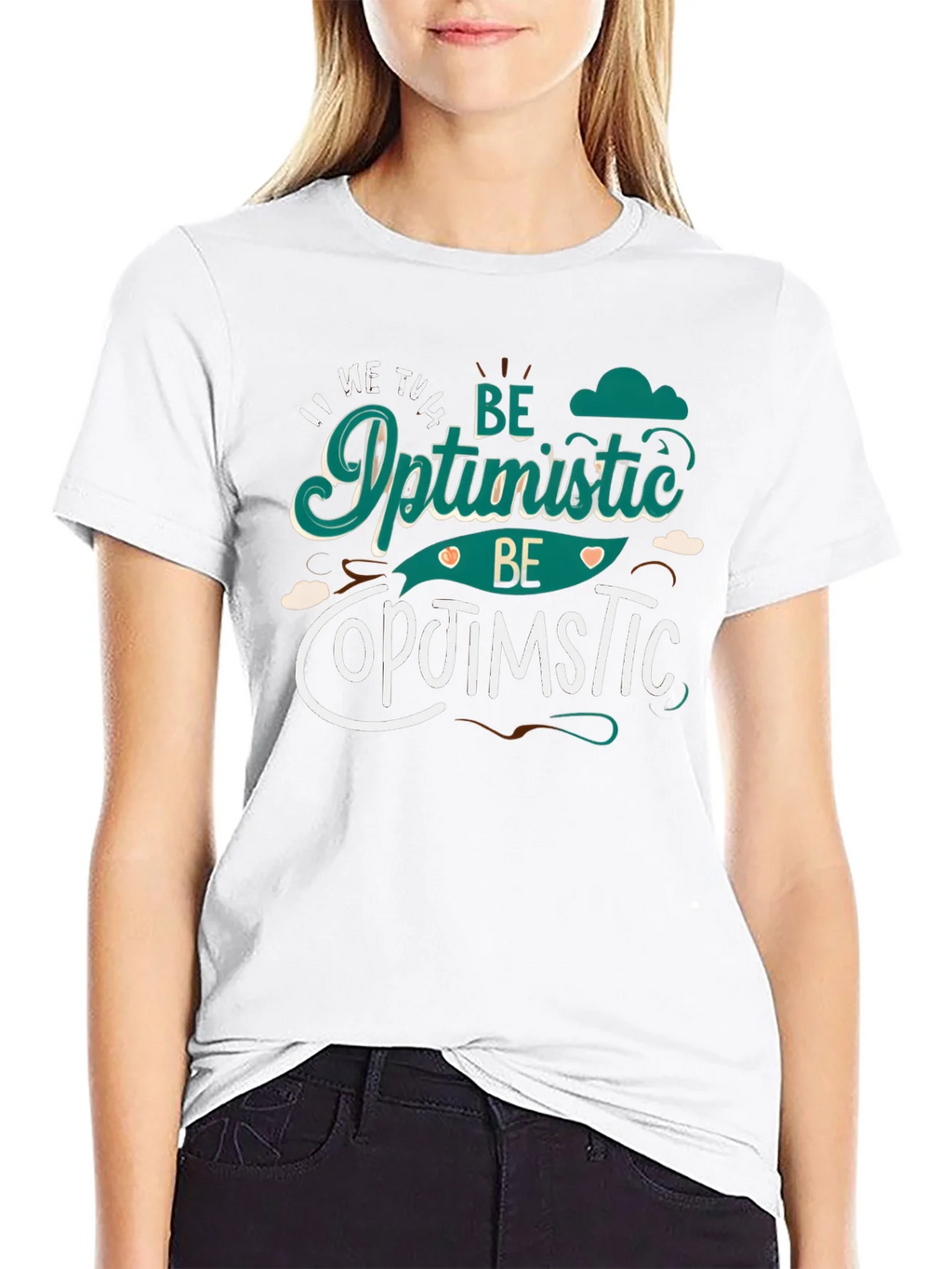 Be Optimistic Graphic Tee - Positive Vibes Shirt product image 8